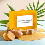 BrightenEase - Savon Éclaircissant Curcuma et Acide Kojique
