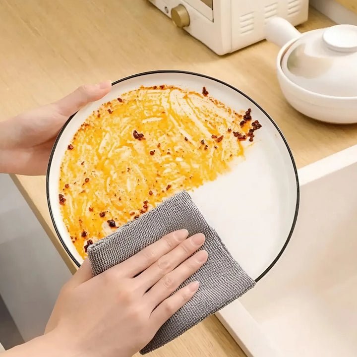 MicrofiberRoll™ - Torchons Microfibre Réutilisables Cuisine