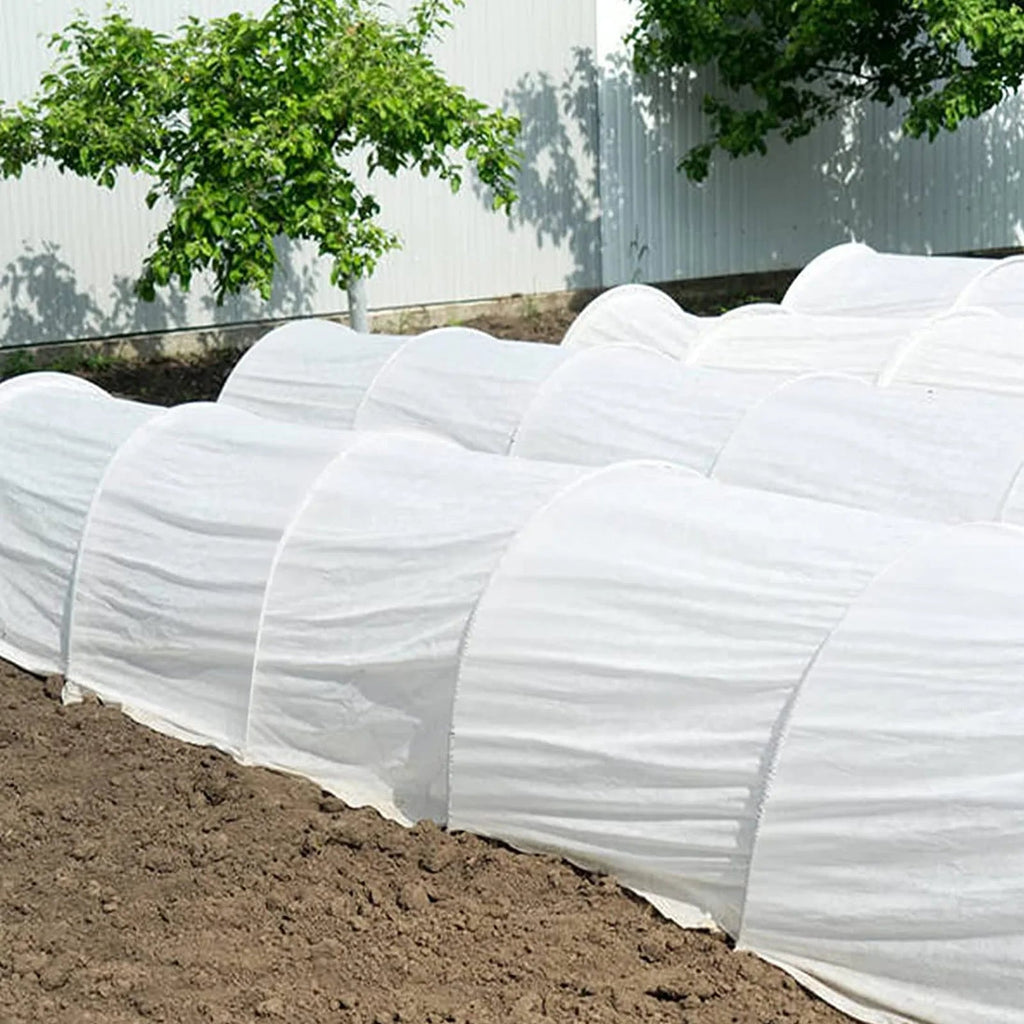 Kit de tunnel de jardin | Arceaux flexibles en fibre de verre | Connecteurs galvanisés | Résistant aux intempéries et réutilisable