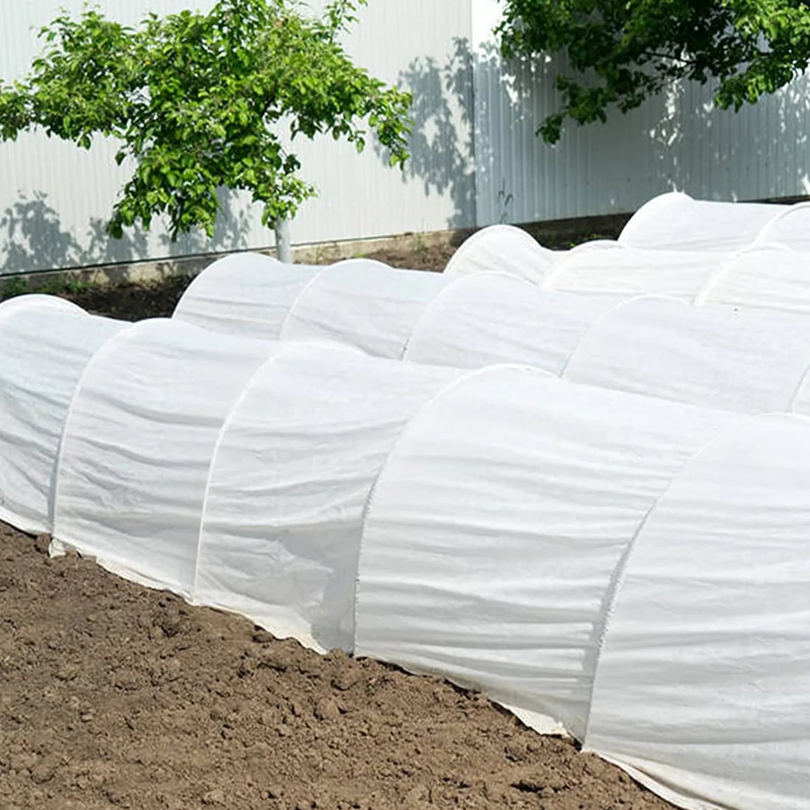 Kit de tunnel de jardin | Arceaux flexibles en fibre de verre | Connecteurs galvanisés | Résistant aux intempéries et réutilisable