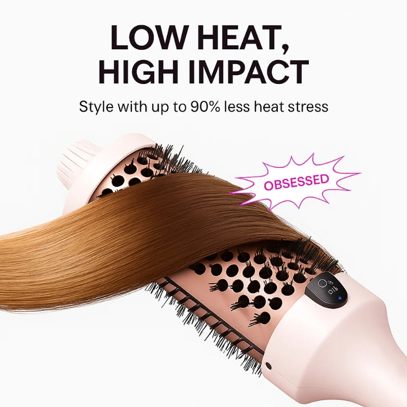 VoluGlow - Cheveux Pleins et Rebondissants Instantanés sans Frisottis ni Dommages