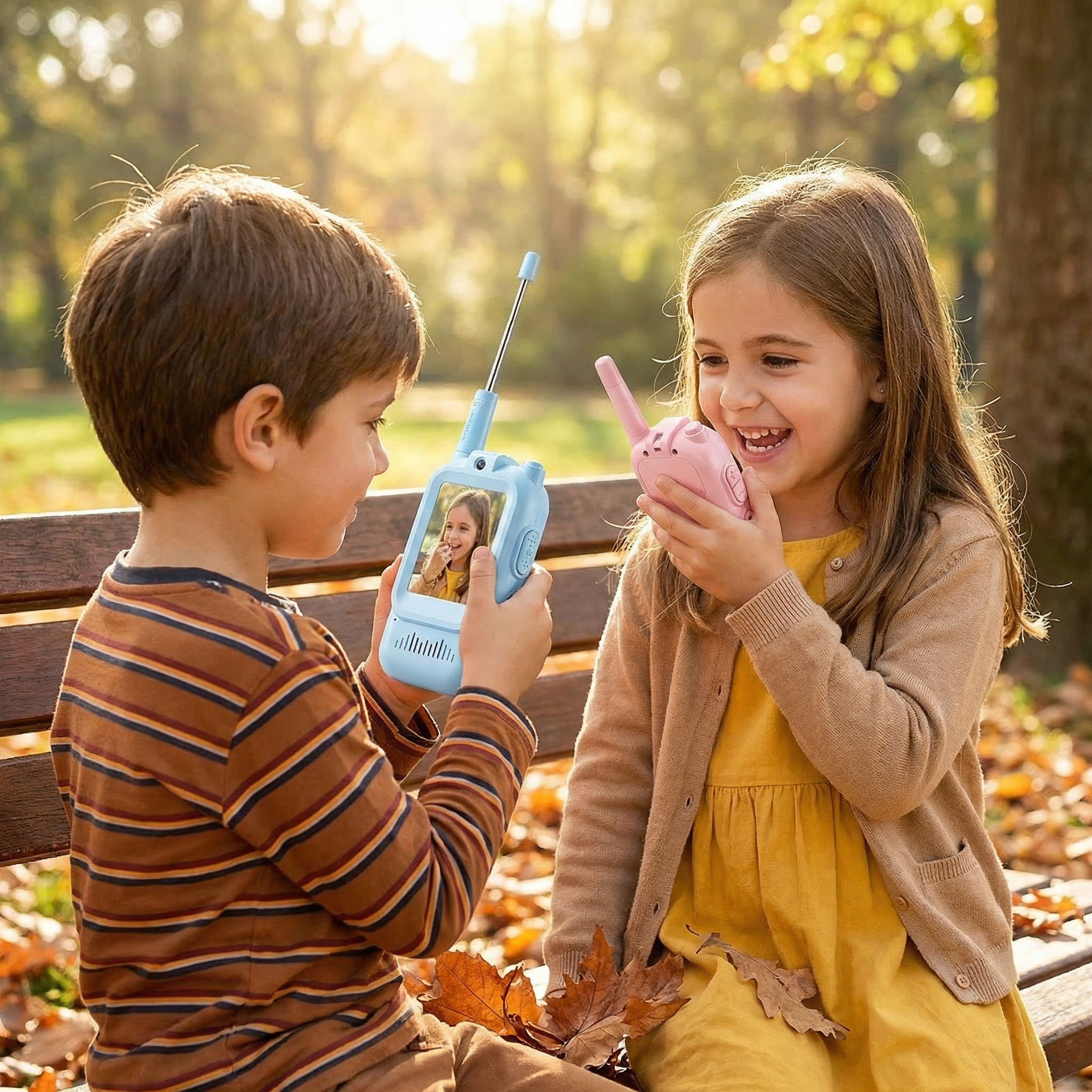 PlayPixie - Talkies-Walkies Enfants avec Caméra Intégrée