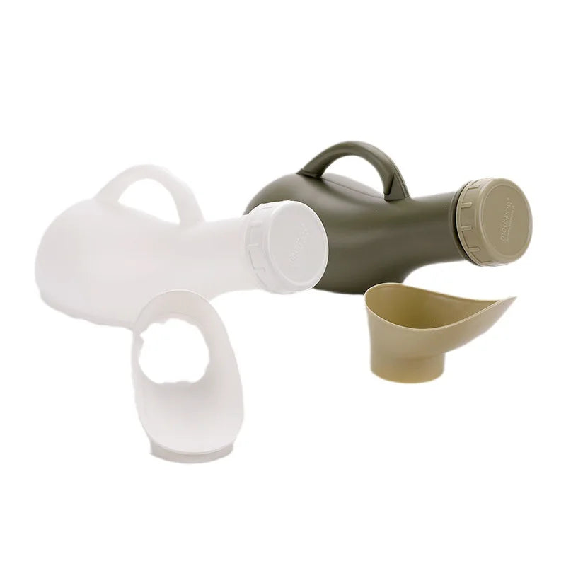 Bouteille à Urine Portable pour Voyage | Couvercle et Entonnoir Anti-Fuite | Capacité 1000 ml | Poignée Ergonomique