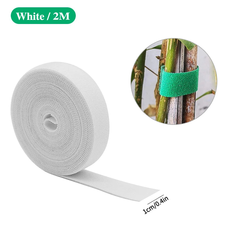 Attaches pour Plantes de Jardin | Nylon Auto-agrippant | Lot de 3 | Support Doux pour Plantes