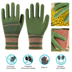 Gants de jardinage pour hommes et femmes | Protection contre les épines pour la taille | Antidérapants et respirants