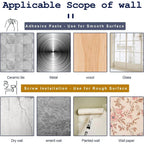 WallGuard - Supports Rideaux Sans Perçage et Sans Dommages