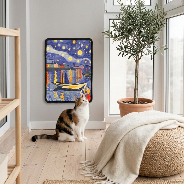 ClawGuard - Protégez les meubles avec un grattoir mural peu encombrant