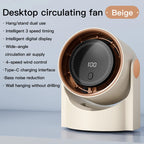 Ventilateur de bureau sans pales | 100 niveaux de vitesse | Alimenté par USB et portable | Fonctionnement ultra-silencieux
