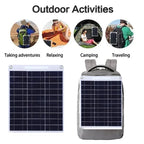Panneau Solaire Portable pour Camping | 100W Haute Efficacité | Double Sortie USB