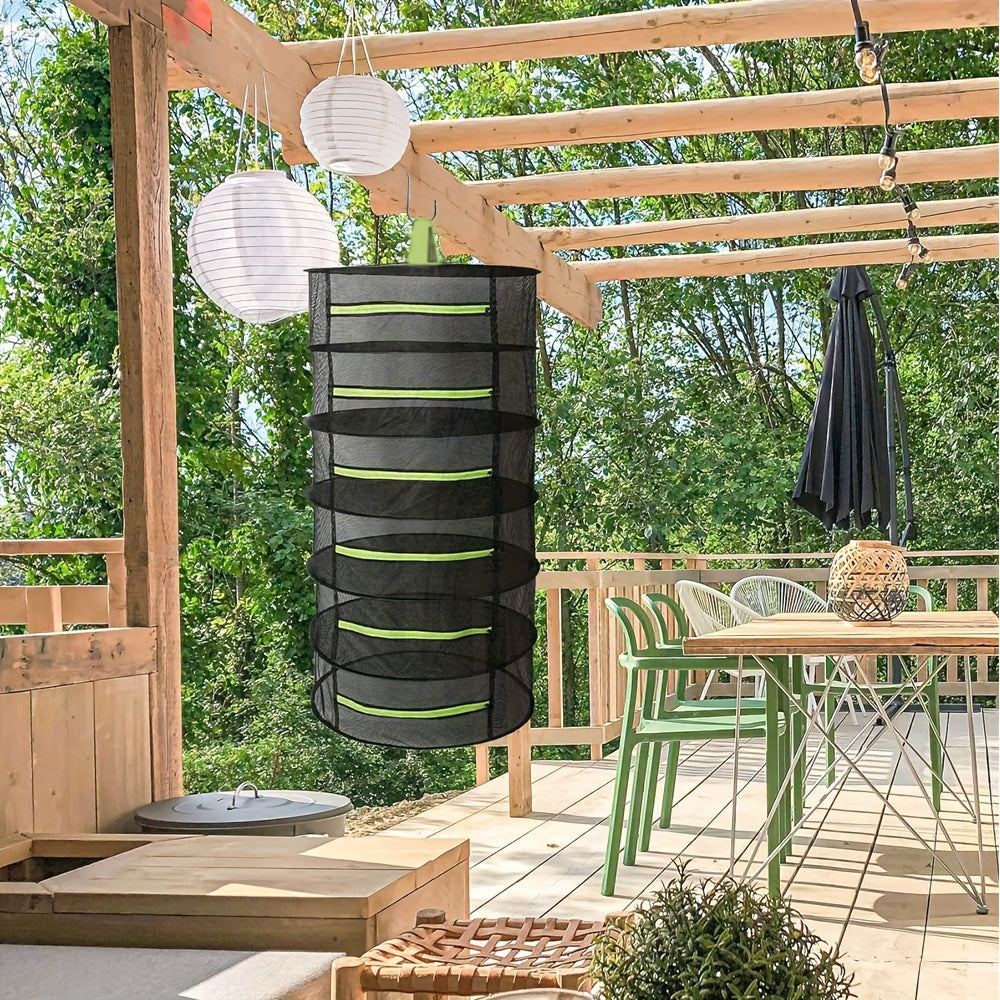 Séchage suspendu pour herbes | Maille respirante multi-couches | Pliable et peu encombrant | Conservation de l'arôme