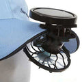 Ventilateur portable à clip solaire | Mini solaire | Clip de casquette mains libres | Extérieur et voyage