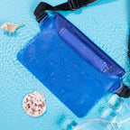 Sacoche de taille étanche | Pochette transparente à triple étanchéité | Grande capacité pour téléphone et objets de valeur