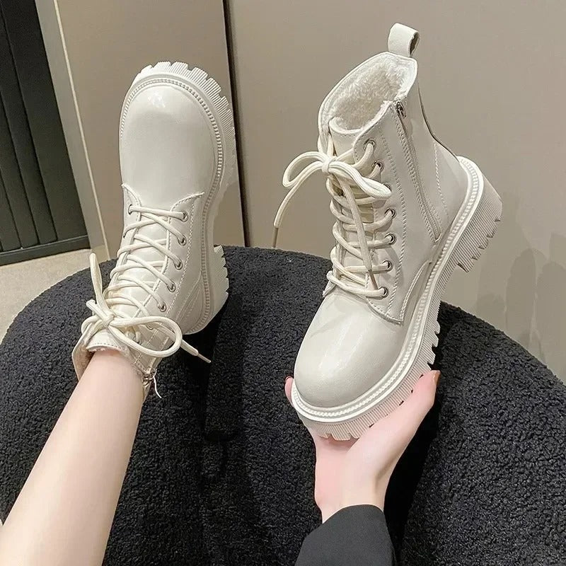 Warmova™ - Bottines femme douillettes doublées en polaire