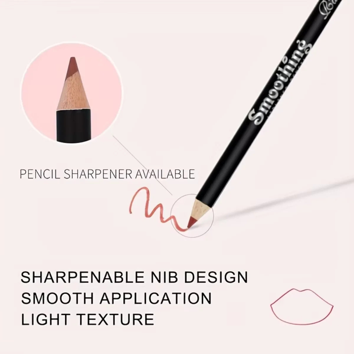 Contour des lèvres | Mat waterproof, Formule longue tenue | Précision crémeuse, Sans transfert | 6 teintes