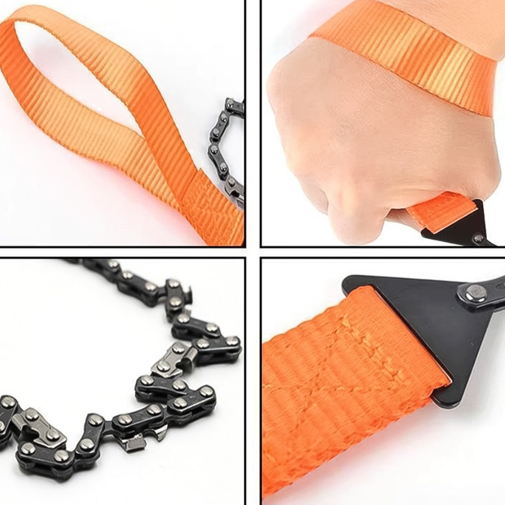 WoodSlice™ - Scie à chaîne de poche portable pour la coupe en extérieur