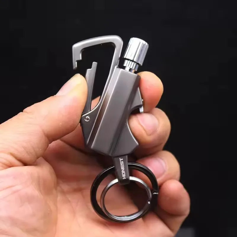 IgniteKey™ - Porte-Clés Briquet Décapsuleur Multifonction Compact