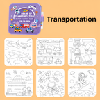 SplashJoy - Divertissement de coloriage réutilisable et sans salissure qui s'efface