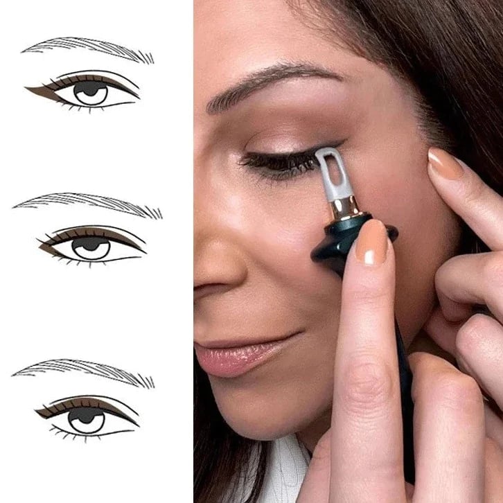 LashLine™ - Outil Eyeliner Applicateur Incurvé Longue Tenue
