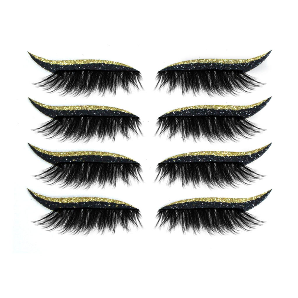 GlamEase - Autocollants Eyeliner Réutilisables Œil de Chat