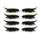 GlamEase - Autocollants Eyeliner Réutilisables Œil de Chat