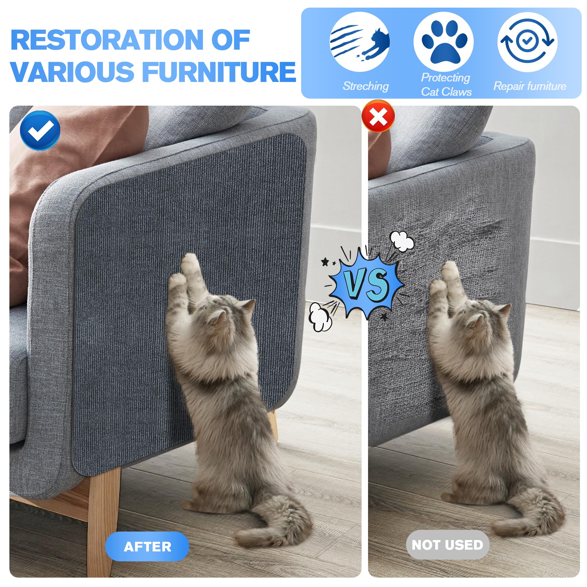 ScratchGuard - Protégez facilement les meubles contre les griffures de chat
