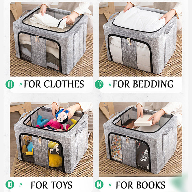 Boîte de rangement pliée pour un gain de place optimal
