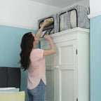 Solution de rangement visible pour chambre, dressing ou placard