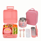 Lunch box enfant isotherme adaptée aux repas, collations et goûters