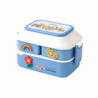 Boîte repas compacte et empilable conçue pour transporter le déjeuner