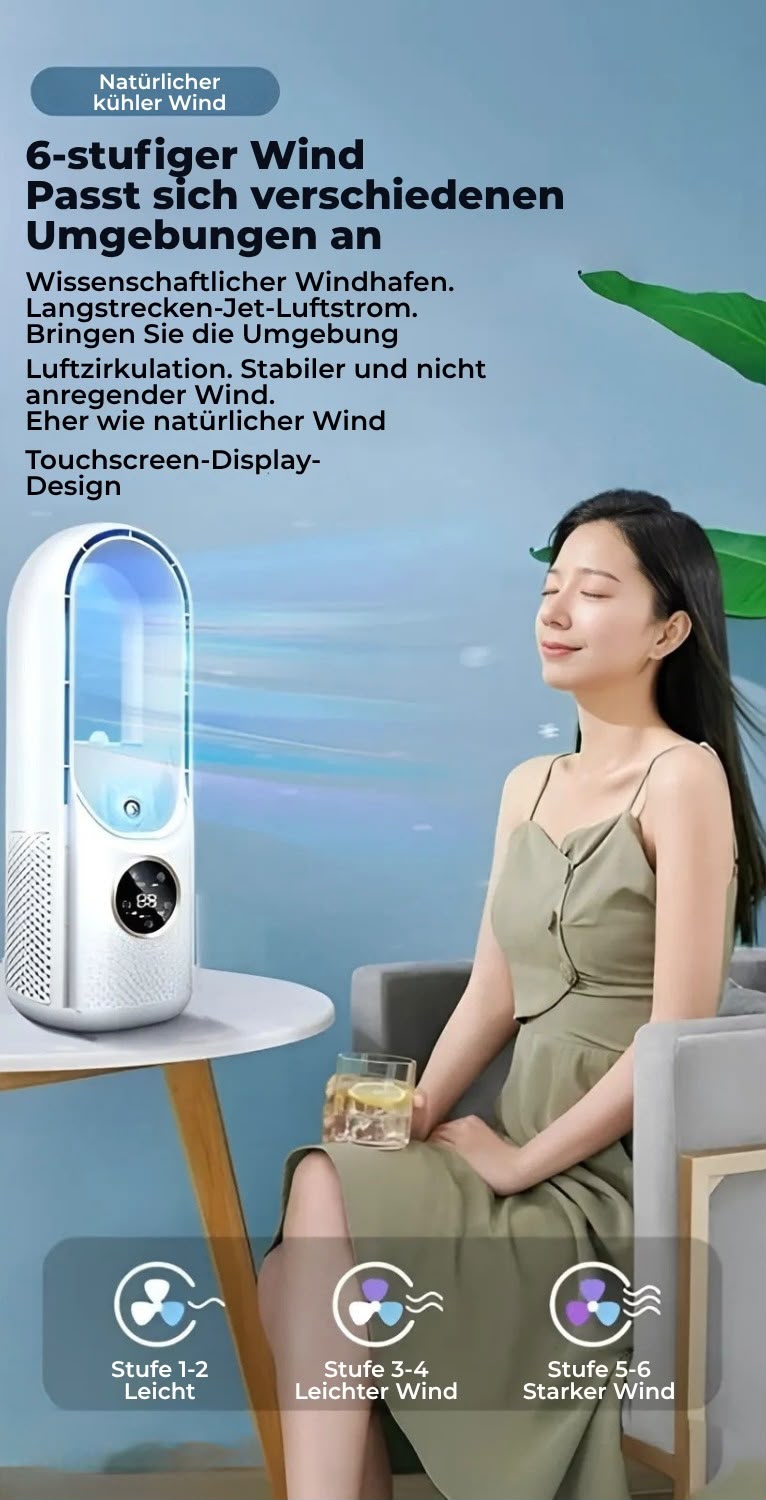 Climatiseur de table sans pales – USB silencieux
