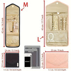 Détail du rangement compact Norlia pour bijoux et accessoires en déplacement