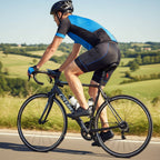 Cuissard vélo rembourré porté pour une sortie cycliste confortable