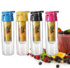 Gourde infuseur Frulisse avec compartiment à fruits pour eau aromatisée
