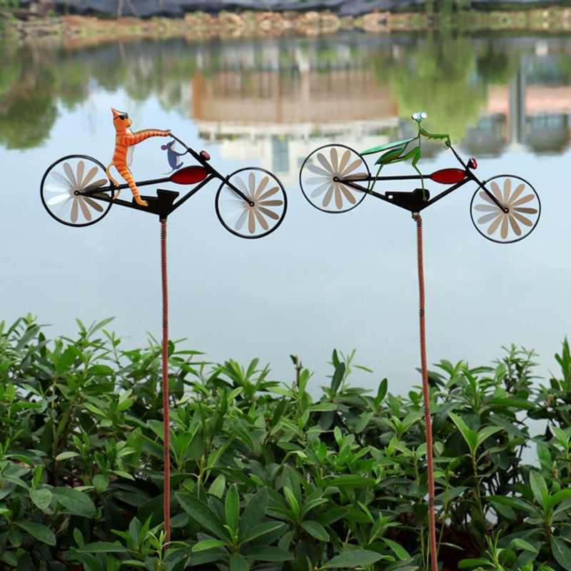 Détail du design du moulin à vent Ventelune pour jardin