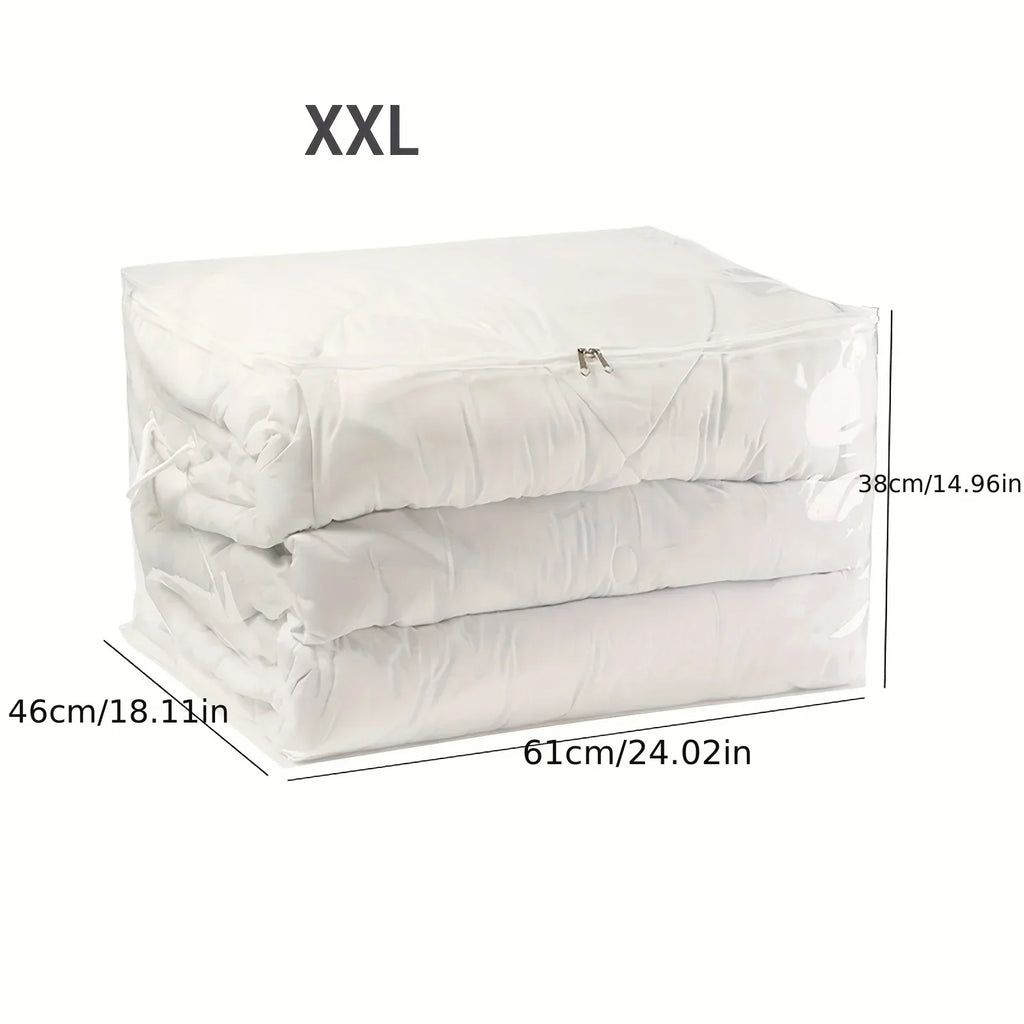 Ensemble de sacs de rangement transparents pour organiser vêtements et textiles