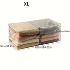 Détail du sac de rangement hermétique transparent pour protection contre la poussière
