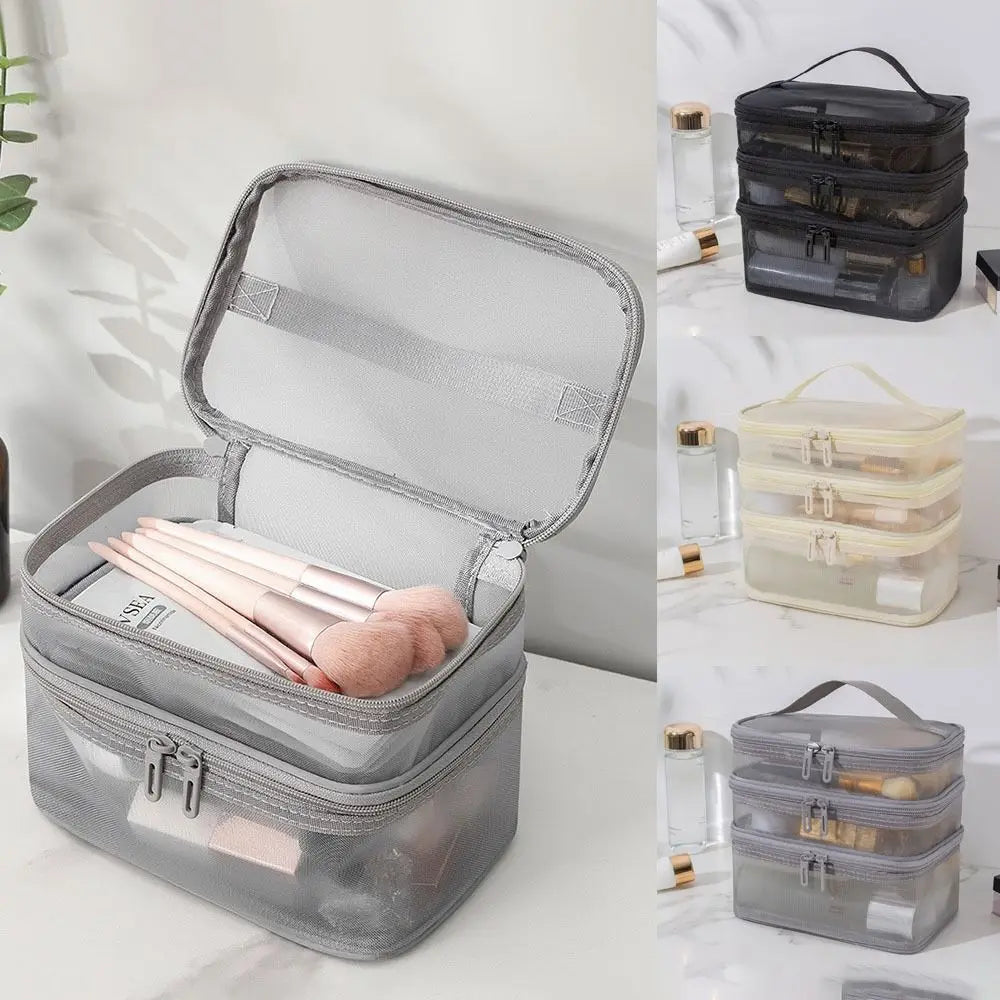 Trousse de toilette de voyage Velmora avec plusieurs compartiments de rangement