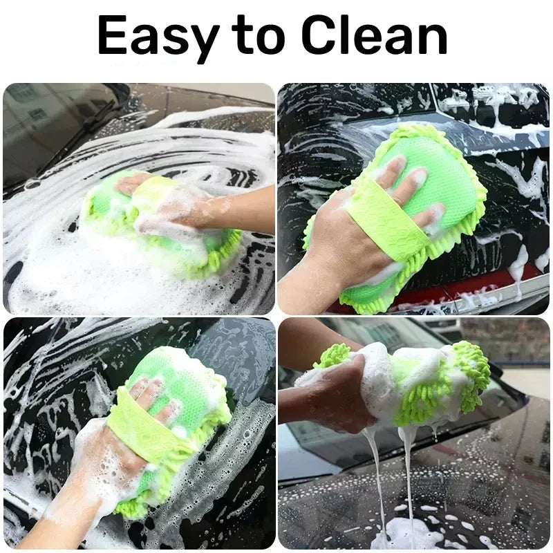 Accessoires microfibre pour entretenir l’intérieur et l’extérieur de la voiture