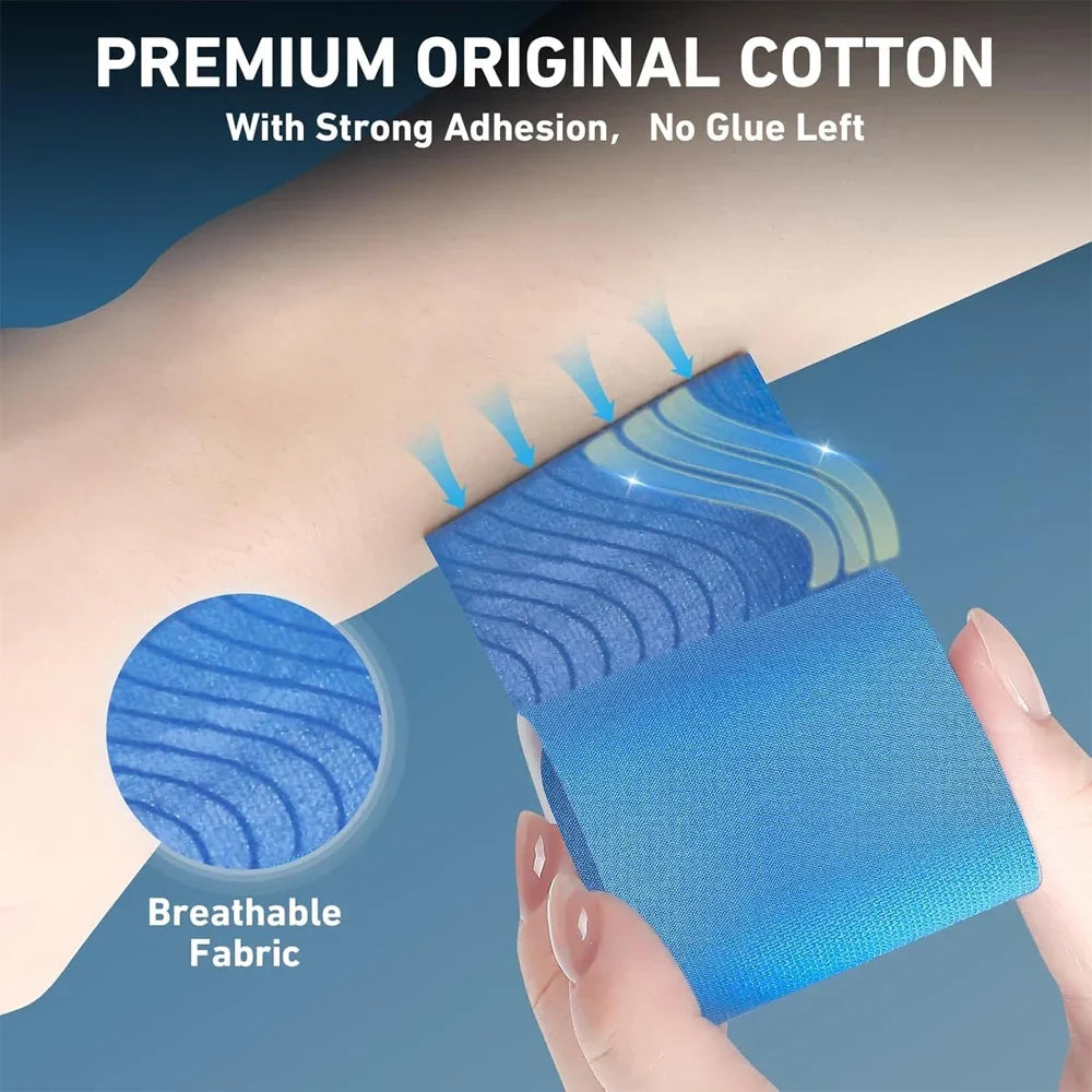 MoveFree™ - Bande de Kinésiologie Prédécoupée | Soutien Articulaire Instantané Longue Durée (6+4 GRATUITS)