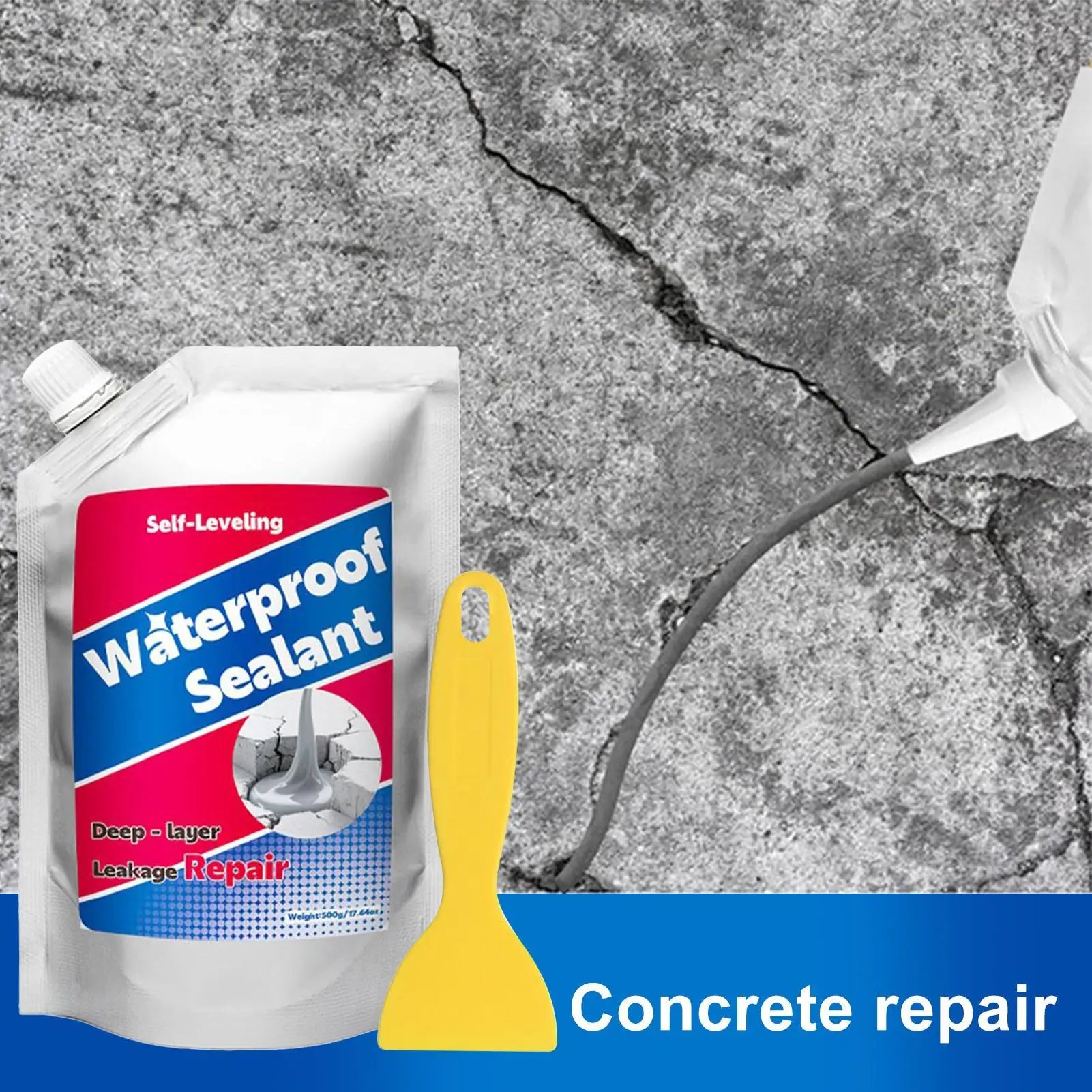 CrackShield™ – Scellant Imperméable Auto-Nivelant | Empêchez les Fissures de S'aggraver