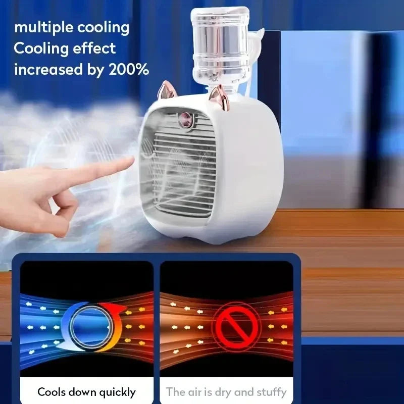 Refroidisseur d'air compact Brisora vu de face avec grille avant