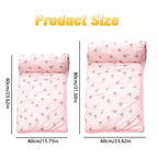 Tapis d'été pour animal avec surface effet soie glacée et coussin