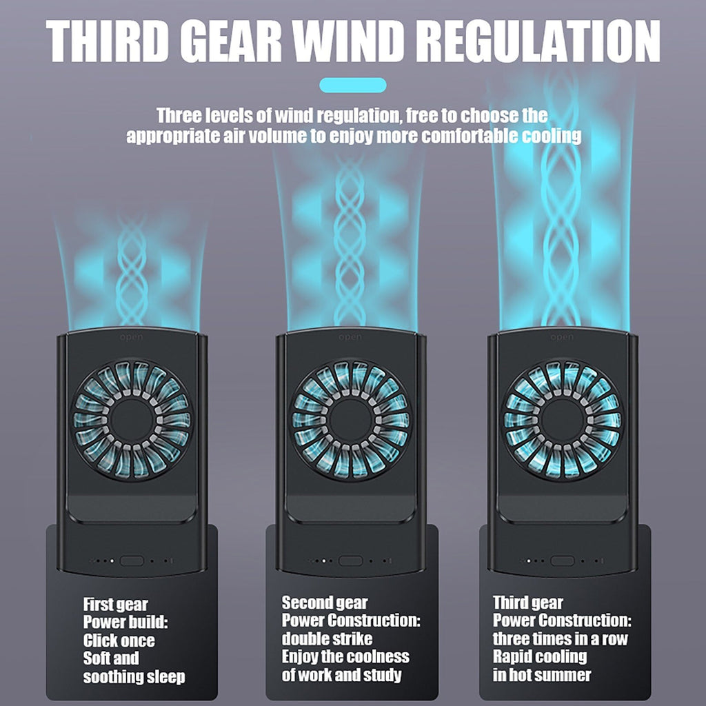 Personne portant le ventilateur de taille pendant une activité en extérieur