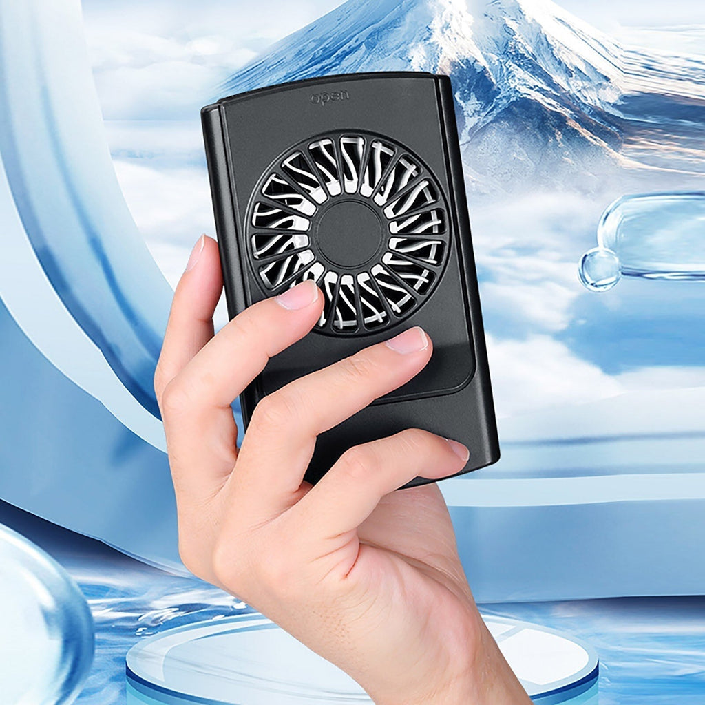 Ventilateur de taille compact fixé à la ceinture avec flux d'air dirigé vers le haut