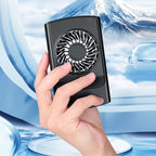 Ventilateur de taille compact fixé à la ceinture avec flux d'air dirigé vers le haut