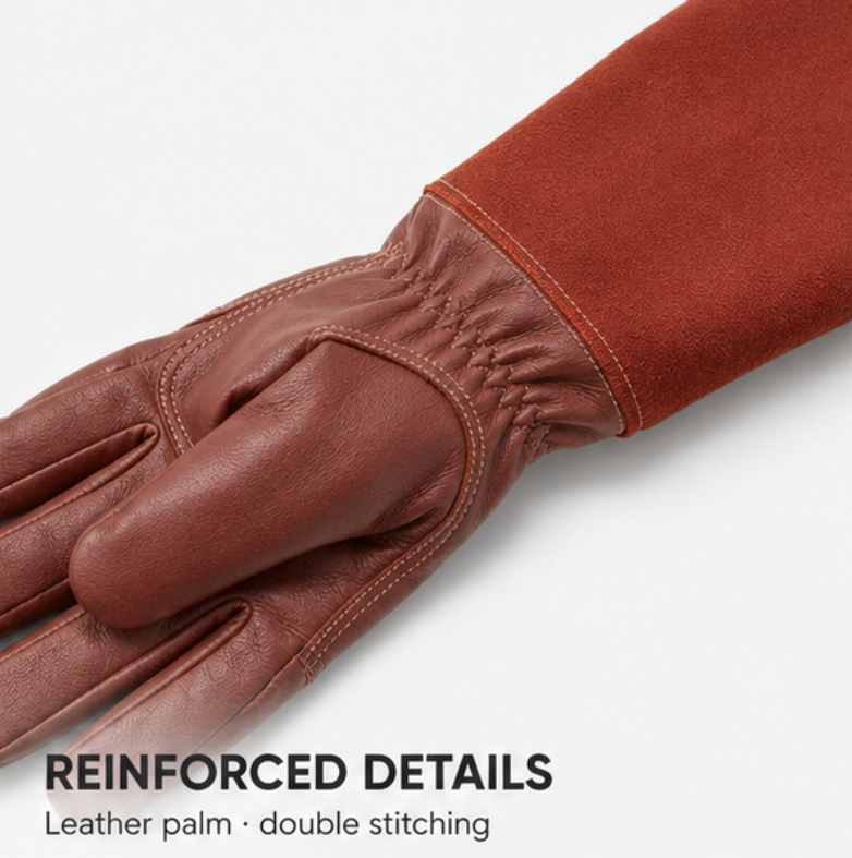 Gants de jardinage offrant maintien au poignet et bonne prise