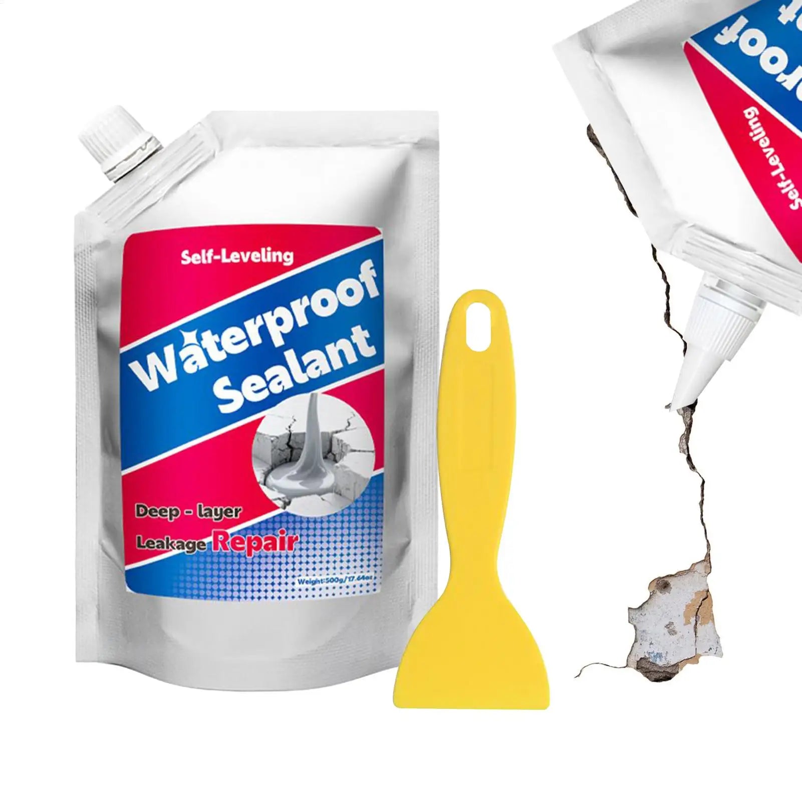 CrackShield™ – Scellant Imperméable Auto-Nivelant | Empêchez les Fissures de S'aggraver