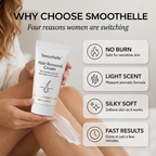 Crème dépilatoire Veloursa présentée de face avec emballage produit