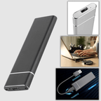 SSD portable Nexorio pour transfert rapide de fichiers, design minimaliste