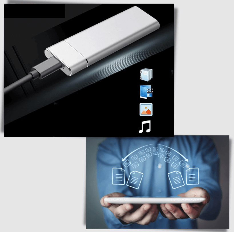 Présentation du SSD portable Nexorio USB-C avec finition métallique élégante